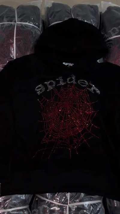 PIKA SP5DER RHINESTONE HOODIE