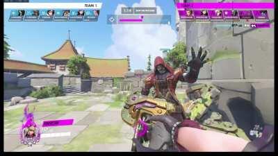 Decided to give the enemy D.Va a bit of a heart attack.