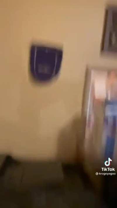 Kid destroys printer for TikTok in front of his parents