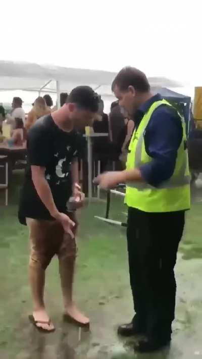 Breaking the 8th wall.