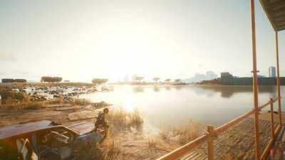 Judy humming by the water is so relaxing I could sit here all day