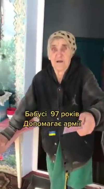 Grandmother survived the famine for 33 years, the Second World War, and gives the last money for the Victory of Ukraine over the invaders.