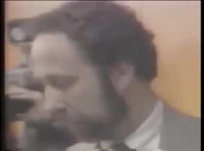 A semi-finalist in NASA's Teacher in Space program watching the Challenger disaster in his classroom