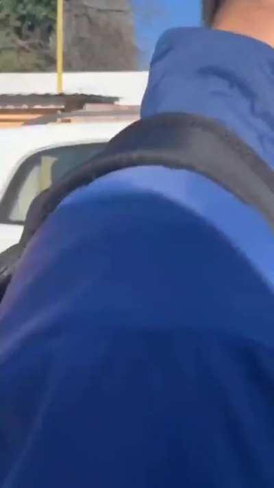 Women try to prevent their male family member from being forcibly taken to fight and likely die on war