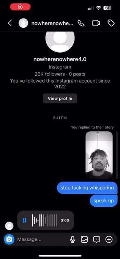 i think he got the message