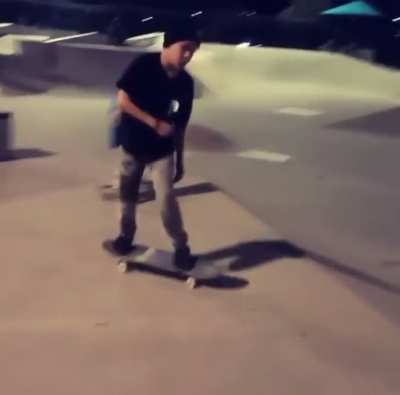 Video of Wess Roley skateboarding in 2018