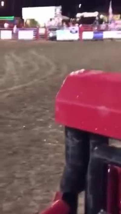 Letting the Bull ram you on purpose?