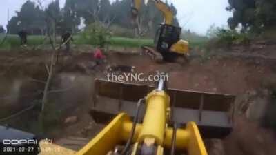 HMFT after I stand next to a big swinging machine