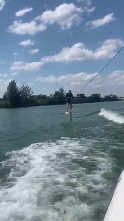 I learned to do this behind a boat today, and I'm hooked. What are next steps to try foiling with my kite? Which board/foil should I buy for my first one that I won't outgrow quickly? What wind speed/kite size should I start with at the beach? I'm 170 lbs