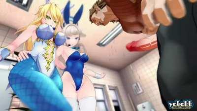 ARTORIA X TOKI - Kicking the cum out