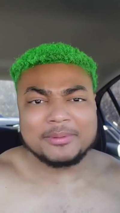 to tell people that he doesn't look like minecraft's dirt block