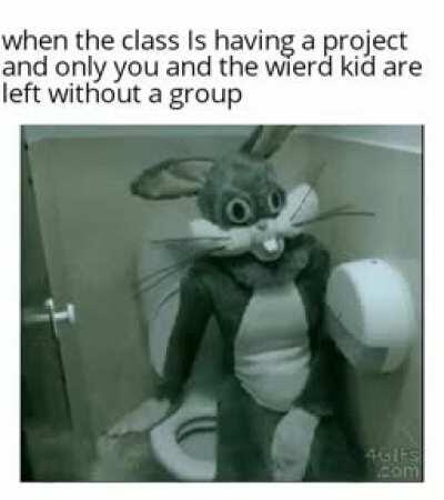 Im 100% that weird kid