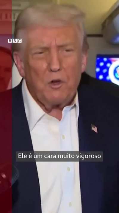 Trump deseja feliz aniversário a Lula: Ele é muito vigoroso.