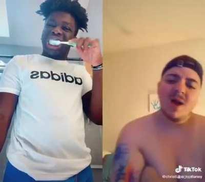 Trans or not showin that on a kids app ain't alright and the guys reaction sums it up