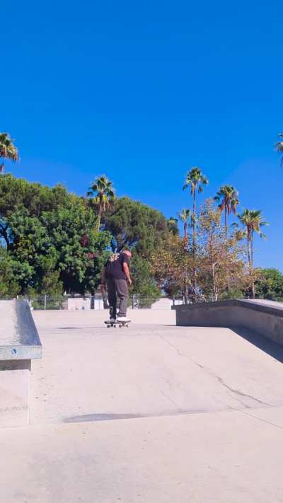 Fakie Majiggy pretending I'm Tom Penny into the bank[39yo]