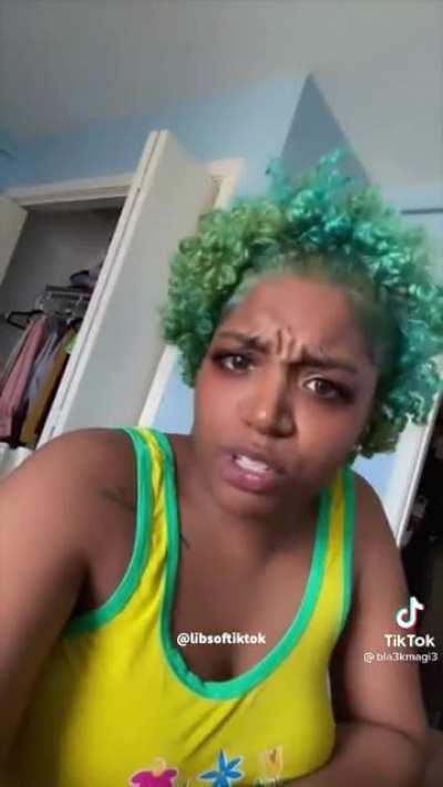 White people shouldn’t walk down the street holding hands cuz it takes up space for black people.