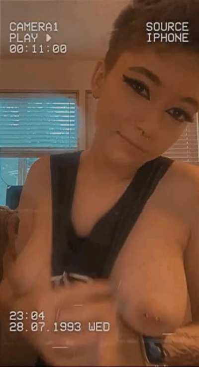 Just thought I’d borrow one of your shirts 🙈