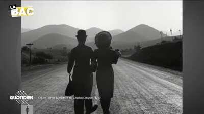 Thomas used an excerpt from a Charlie Chaplin film accompanied by an image he signed himself to answer the question asked by a popular French newspaper about their Split-up. Very Daft Punky answer !