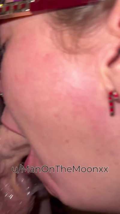 Throat fucking her proper