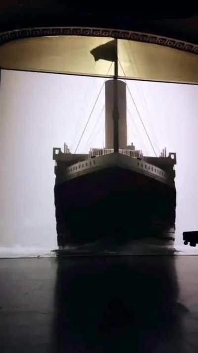 Art installation - liner optical illusion