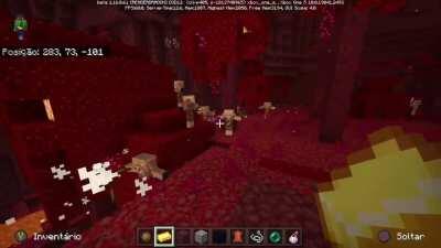 Apparently Piglins will sometimes dance after killing a hoglin