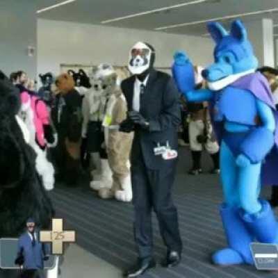 The black spy has entered the furry base