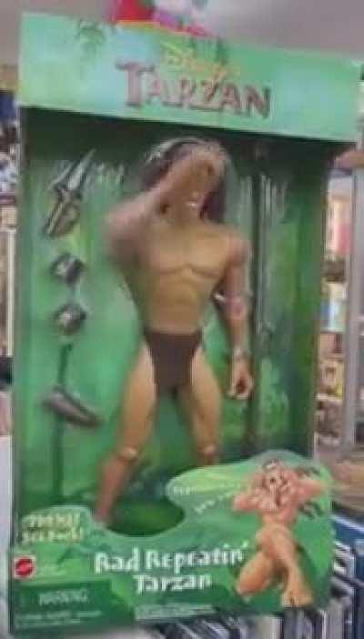 Blursed tarzan toy