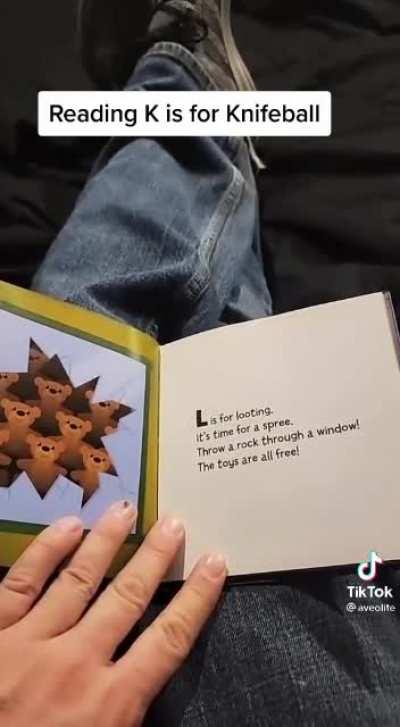 Blursed alphabet book
