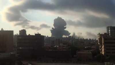 Yesterday's explosion