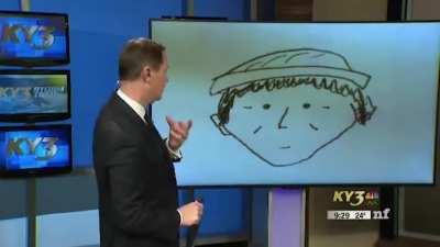 And here’s the police sketch of the suspe-oh..