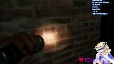 Akirose heart rate got to 159 when playing horror game (Volume warning)