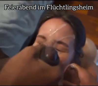 Was deine Freundin im Flüchtingsheim treibt