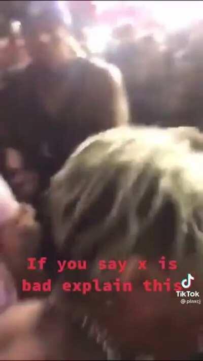 Idk if this vid is rare or not but this just shows you how much he changed as a person I swear the old x would’ve smacked him Tf up