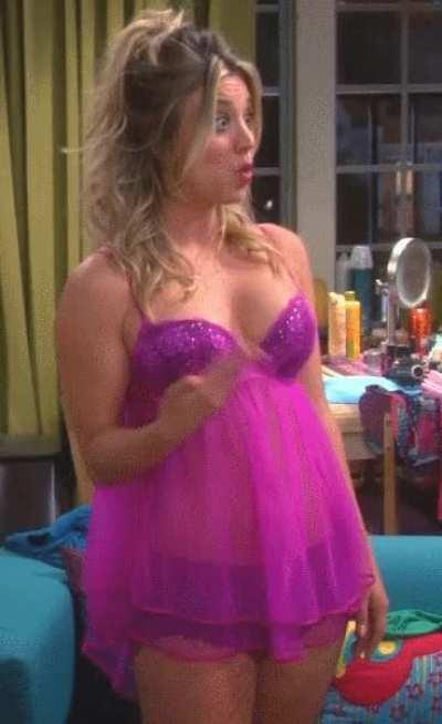 There's no telling how many time Kaley Cuoco has been the object of lust by nerds who lust after Penny.