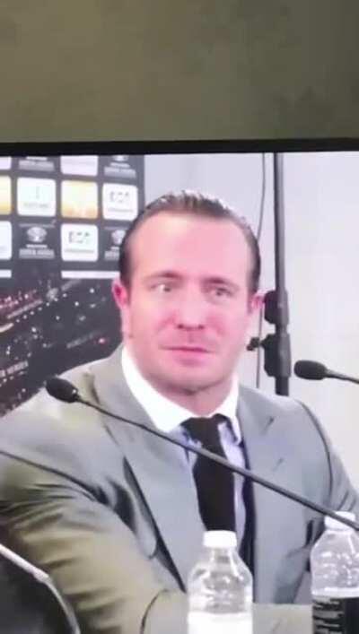 When you take a too many drugs before your interview on live TV and you try to act normal as if nothing is wrong