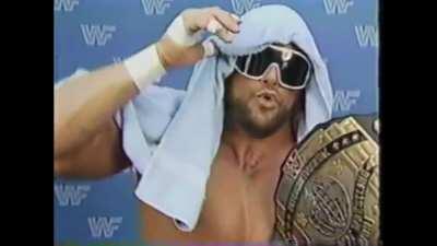 Today would have been Randy Savage's 68th birthday. In honor of his legend, I give you 7 minutes of 111% unstoppable Macho Madness. It took me 3 hours to cut and distill this glory.