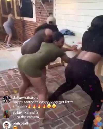 The black one is her