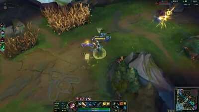 Skarner ulting us and instantly teleporting back to base in URF all game. Is this a bug or perhaps cheats? I don't know any other plausible explanation for this. (Sorry for the music)