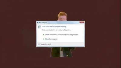 Rick Astley eats dessert