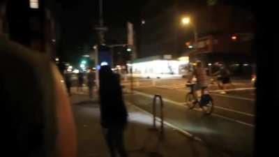 NY Resident tells rioters how the damage affects those who live there