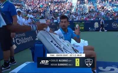 Translate Djokovic's rage