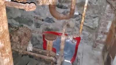 Grafton State Mental Hospital (1901), Basement, Night [OC]