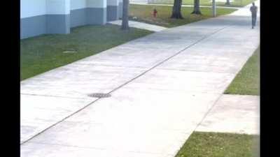 Compiled CCTV footage of Nikolas Cruz inside and around building 1200