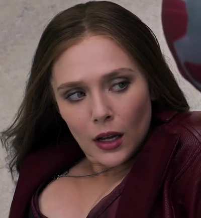 Elizabeth as Wanda Maximoff/Scarlet Witch in 