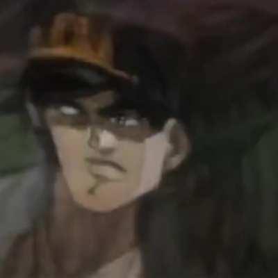 Jotaro does the rero rero but gets a little carried away