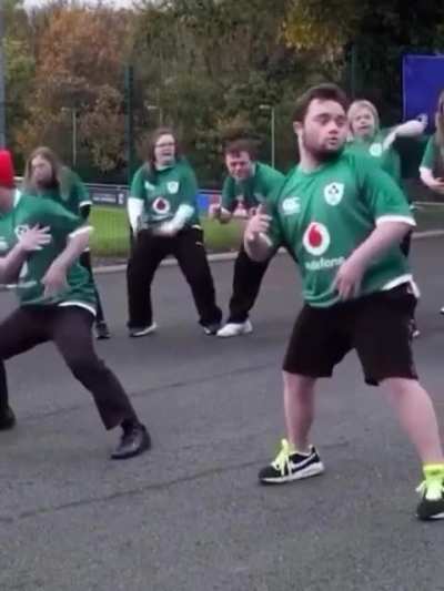Special Ed students in Ireland perform a Haka for New Zealand’s All Blacks rugby team — pure courage and spirit!