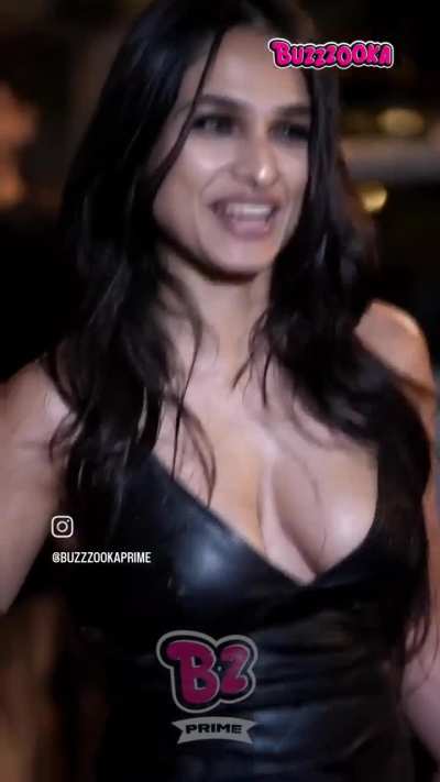 Kashish Kapoor Black Leather Wet