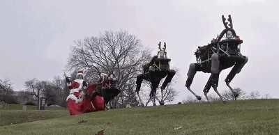 Due To New COVID Restrictions, Santa's Reindeer Have Been Upgraded...