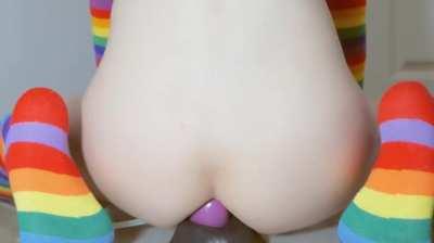 Knot-fucking my large Rex 💖