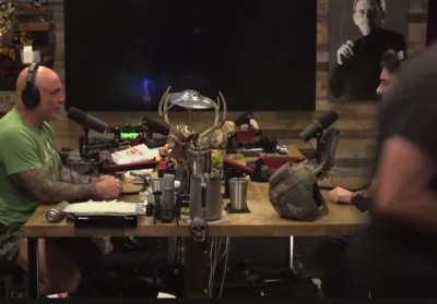 Joe Rogan - name me one person who uses standup desks for podcasts